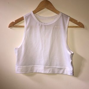 sheer nike work out tank